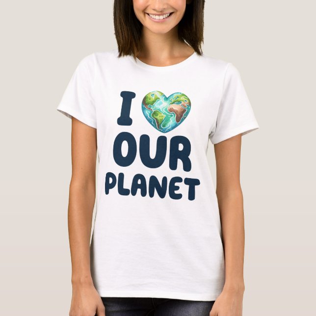Earth Day 22 April Recycle Rett The Environment T-Shirt (Vorderseite)