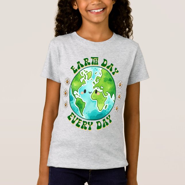 Earth Day 22 April Recycle Rett The Environment T-Shirt (Vorderseite)