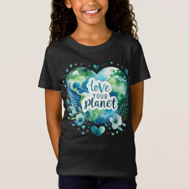 Earth Day 22 April Recycle Rett The Environment T-Shirt (Vorderseite)