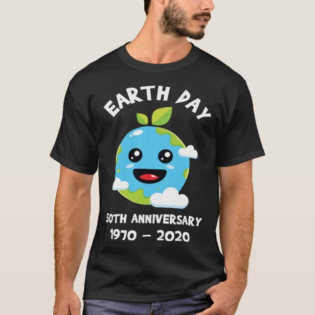 Earth Day 50th Anniversary  Protect The Earth T-Shirt (Vorderseite)