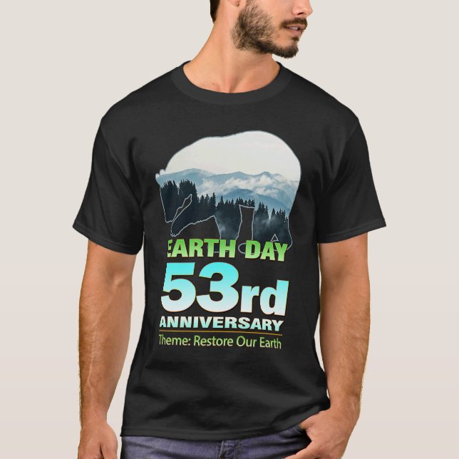 Earth Day 53rd Anniversary Celebrate Earth Day 202 T-Shirt (Vorderseite)