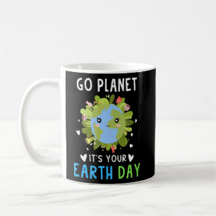 Earth Day Celebration Go Planet Es ist Ihre Erde D Kaffeetasse