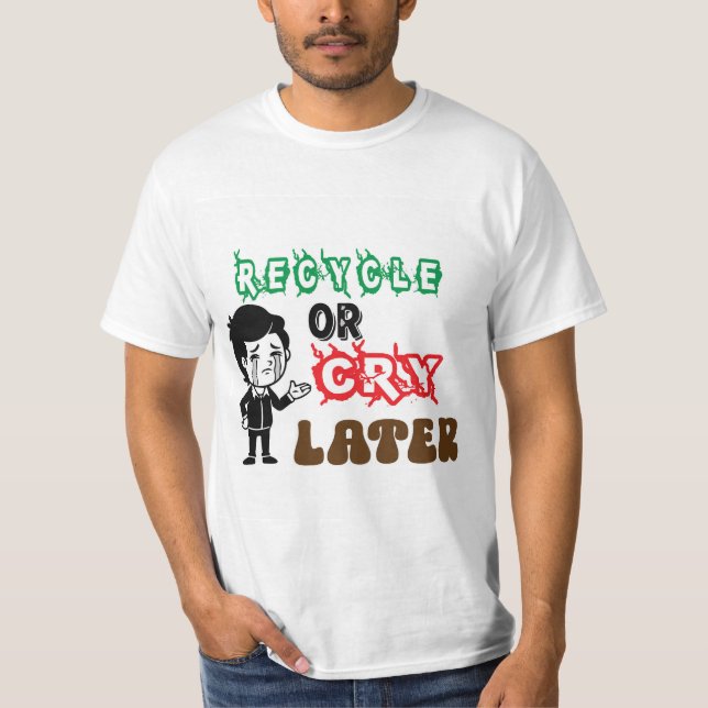 Earth Day Climate Change T-Shirt (Vorderseite)