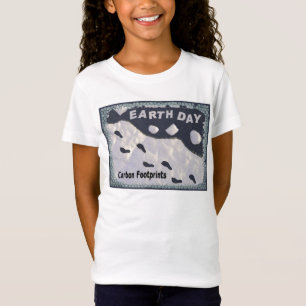 Earth Day - CO2-Fußabdrücke T-Shirt