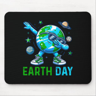 Earth Day Dabbing Earth Planet Environmentalist Mousepad