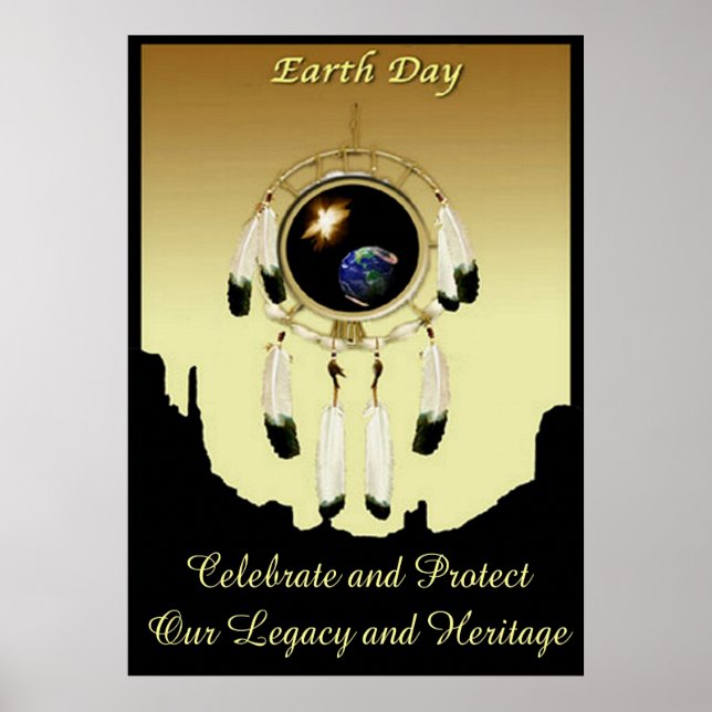 Earth Day Dreamcatcher POSTER (Vorne)