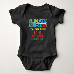 Earth Day Environment Climate Change Scientists Baby Strampler