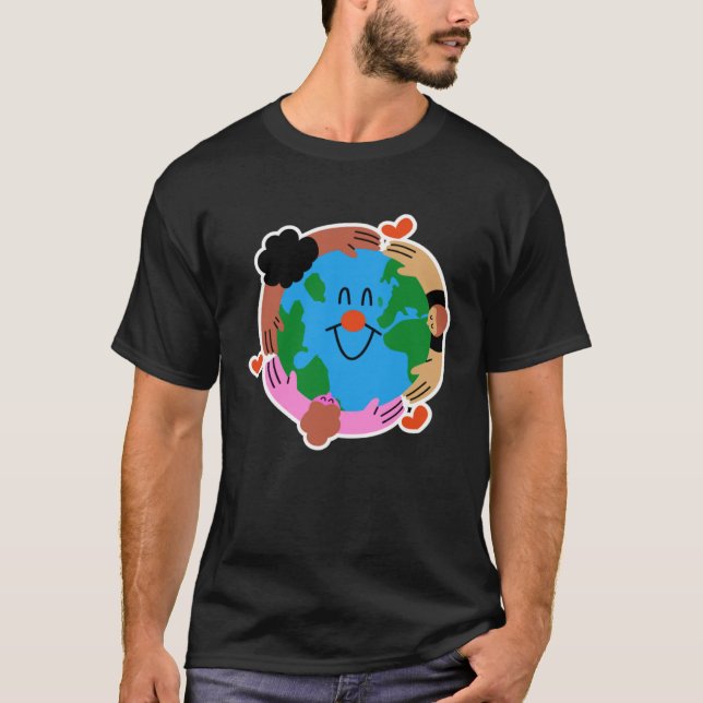 Earth day Everyday Cute Earth T-Shirt (Vorderseite)