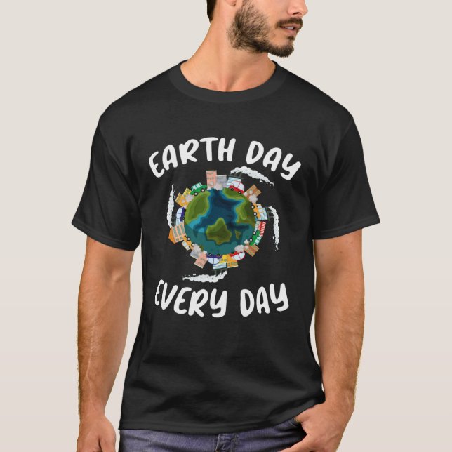 Earth Day everyday Earth Day For Kids boys girls S T-Shirt (Vorderseite)