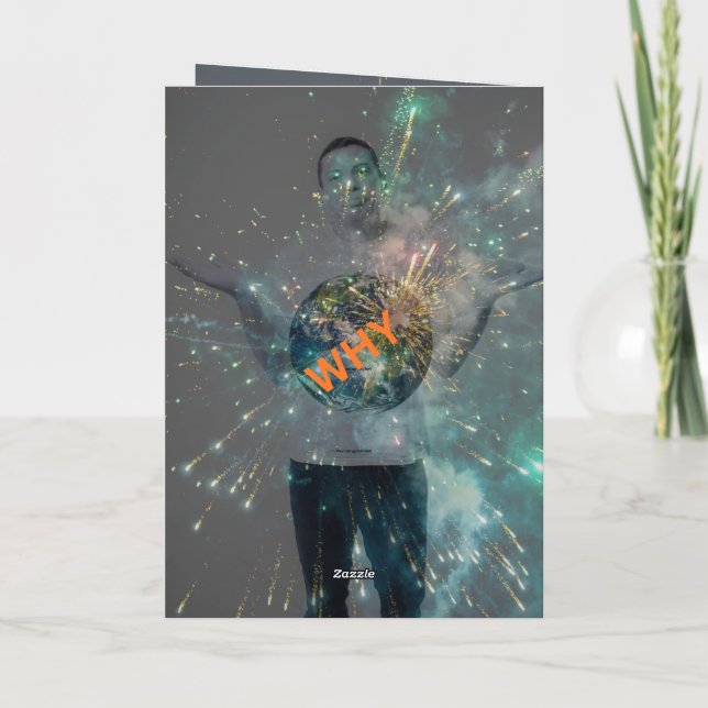 EARTH DAY FEIERTAGSKARTE (Rückseite)