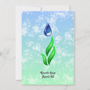 Earth Day Flat Card