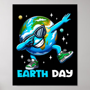 Earth Day - Funny Dab Earth Day Kinderherbergen Poster