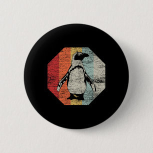Earth Day gibt Tier Niedlichen Pinguin Button