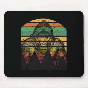Earth Day Gorilla Vintag Pine Tree Männer Frauen K Mousepad