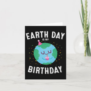 Earth Day ist mein Geburtstag Funny Pro Environmen Karte