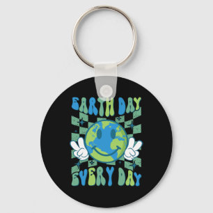 Earth Day Jeden Earth Day Shirt für Männer Frauen Schlüsselanhänger