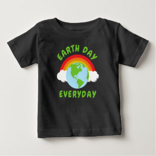 Earth Day Jeden Regenbogen Baby T-shirt