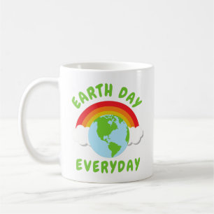 Earth Day Jeden Regenbogen Kaffeetasse
