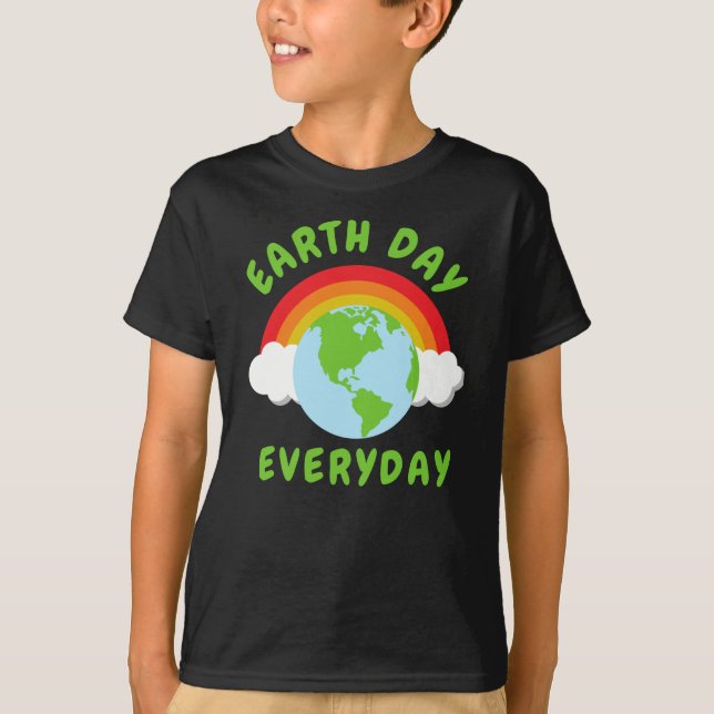 Earth Day Jeden Regenbogen T-Shirt (Vorderseite)