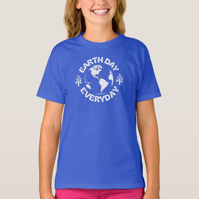 Earth Day Jeden T - Shirt (Vorderseite)