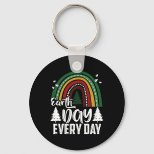 Earth Day Jeden Tag Awareness Planet Animal Men Wi Schlüsselanhänger