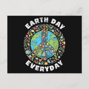 Earth Day Jeden Tag der Erde Begleitkarte
