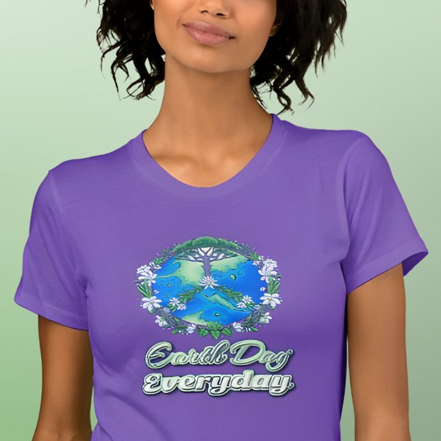 Earth Day Jeden Tag der Erde T-Shirt (Von Creator hochgeladen)