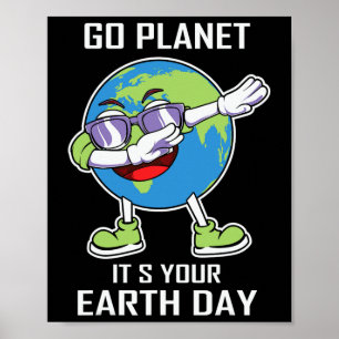 Earth Day Kids Boys Girls Rettete jeden Tag unsere Poster