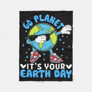 Earth Day Kids Kleinkind Boys Niedlich Planet Funn Fleecedecke