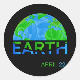 Earth Day Kids Women Men Youth Happy Earth Day Runder Aufkleber