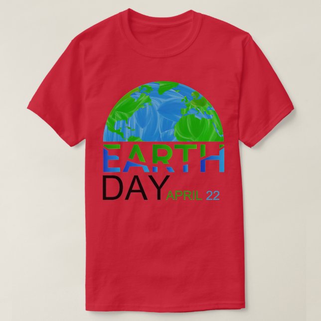 Earth Day Kids Women Men Youth - Happy Earth Day T-Shirt (Design vorne)