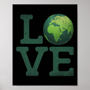Earth Day Liebe T Shirt Männer Frauen Kinder Umwel Poster