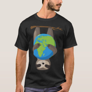 Earth Day Liebe The Earth Sloth Environmentalist E T-Shirt