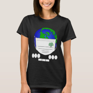 Earth Day Morse S.O.S Code Planet Gesichtsmaske Pf T-Shirt
