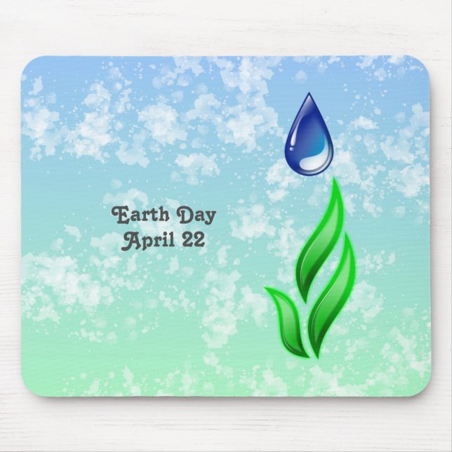 Earth Day Mouse Pad Mousepad (Vorne)