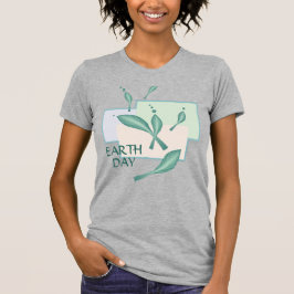 Earth Day Pastel Öko Verlasse Grüne Fantasie 3D Ar T-Shirt