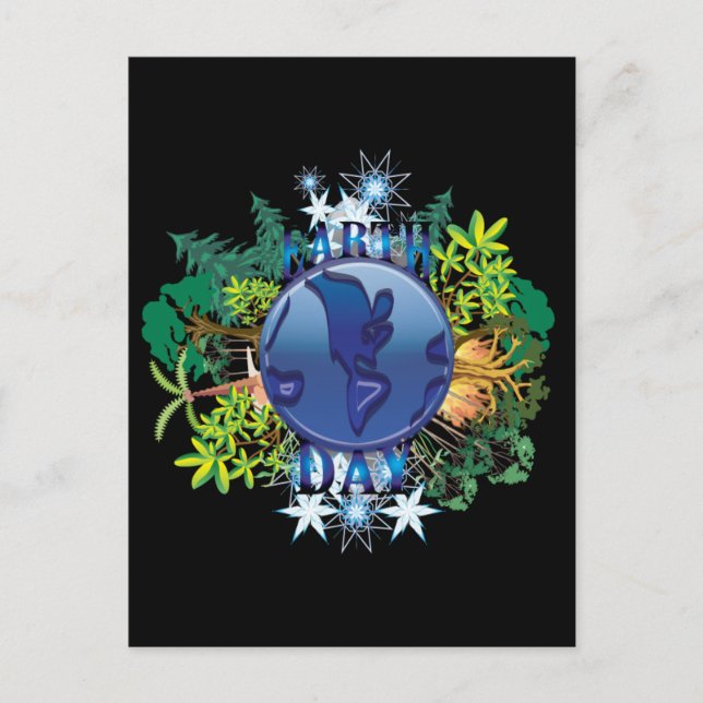 Earth Day Postkarten | Earth Day Postcard (Vorderseite)