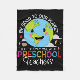 Earth Day Preschool Teacher for Pre-k Teachers Env Fleecedecke