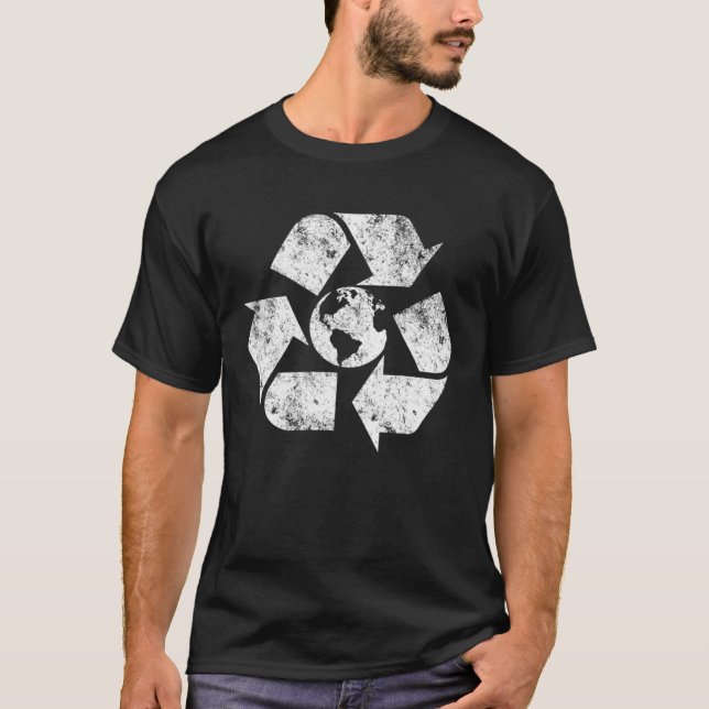 Earth Day Recycle Symbol Environmental Awareness M T-Shirt (Vorderseite)