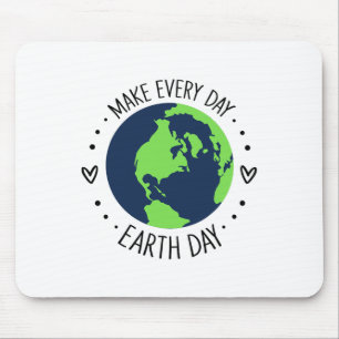 Earth Day Restore Earth Blume Rettet den Planeten Mousepad