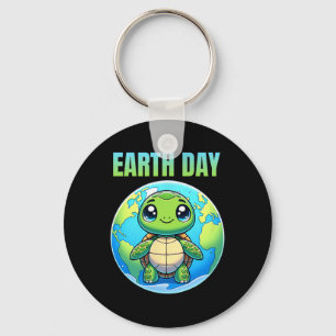 Earth Day Restore Earth Turtle 2025 Schlüsselanhänger