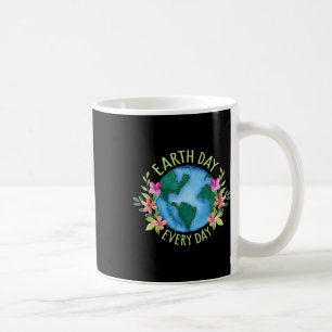 Earth Day Retro Environmental Shirt Women Kaffeetasse