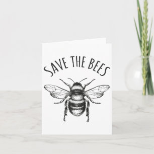 Earth Day Rettete Unser Planet Rette die Bienen T  Karte