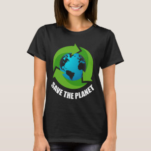 Earth Day Save the Planet Behielt It Green Happy M T-Shirt