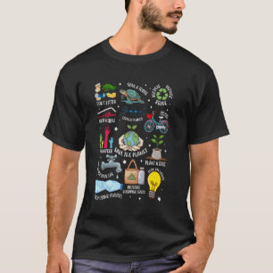 Earth Day Save the Planet Reduce Wiederverwendung  T-Shirt