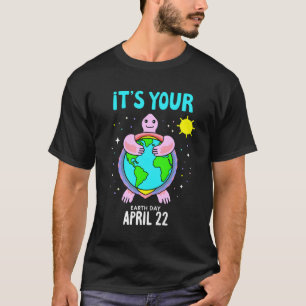 Earth Day-Schildkrötendesign 22. April Für Naturfr T-Shirt