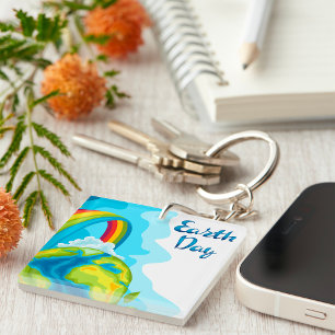 Earth Day Schlüsselanhänger