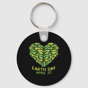 Earth Day Shirt Pro Umgebung Herzstück Pflanze Lea Schlüsselanhänger
