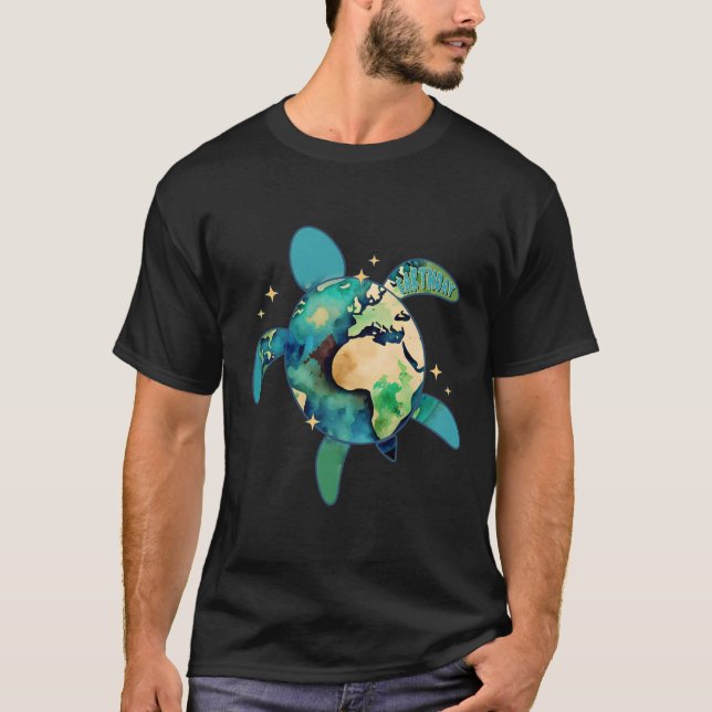 Earth Day Shirt Teacher Environment Day Recycelte  (Vorderseite)