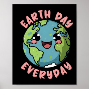 Earth Day Shirt Teacher Environment Day Recycelte Poster